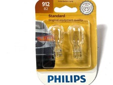 Philips 912B2 Standard Center High Mount Stop Light Lamp Bulb 912 - 2 PACK