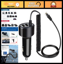 Radar Detector Power Charger Cord, Dual USB Adapter for Escort, Valentine One, U