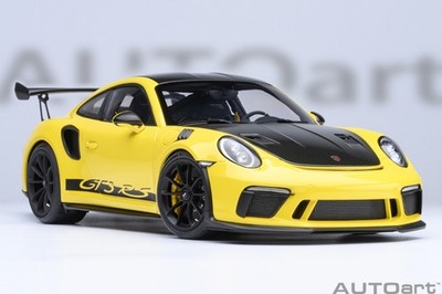 Porsche 911 (991.2) GT3 RS Weissach Package Racing Yellow in 1:18