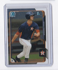 KYLE TUCKER 2015 BOWMAN CHROME BASEBALL 1ST BOWMAN CARD ROOKIE-SHIPS FREE!. rookie card picture
