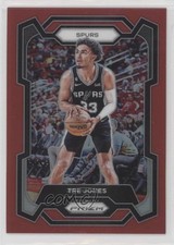 2023-24 Panini Prizm Red Prizm 85/299 Tre Jones #232 0nr3