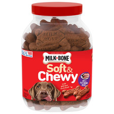 Milk-Bone Soft  Chewy Beef  Filet Mignon Recipe Dog Snacks 37 oz