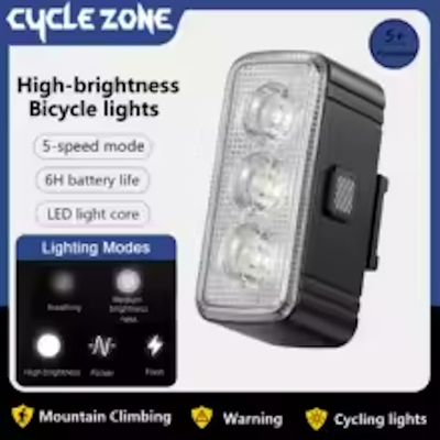 #ad 3 led bike light can be used for front or for the rear lights $16.00