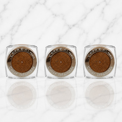 3 PACK LOreal Color Infallible Eyeshadow 012 Endless Chocolat - NEW