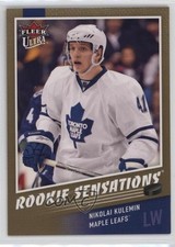 2009-10 Fleer Ultra Rookie Sensations Nikolai Kulemin #RS24 2v7