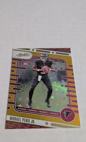 2024 Panini Absolute Football Gold Stars Michael Penix Jr. #108