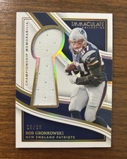 2023 Panini Immaculate Rob Gronkowski Championship Memorabilia /99 #CME-RGR