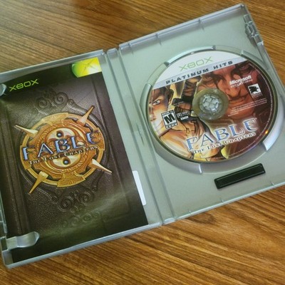Fable The Lost Chapters Microsoft Xbox Complete w Manual Platinum Hits