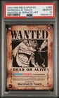2024 One Piece OP09-093 Marshall D Teach Wanted Poster PSA 10 SP Alt Art RARE