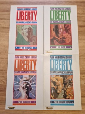 Liberty - Band 1-4 & 6 - Frank Miller & Dave Gibbons - 1.Auflage - Carlsen Comic