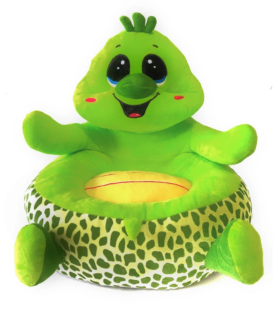 Cute Green Turtle Toy Plush Sofa Toddler Chair and Lounger
