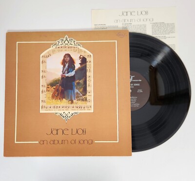 Jane Voss An Album of Songs LP 1976 Bay Records Folk Holly Tannen Dulcimer