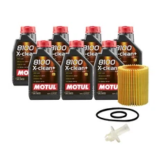 7L Motul 8100 X-CLEAN + 5W30 Wix Filter Motor Oil Change Kit API SN/CF