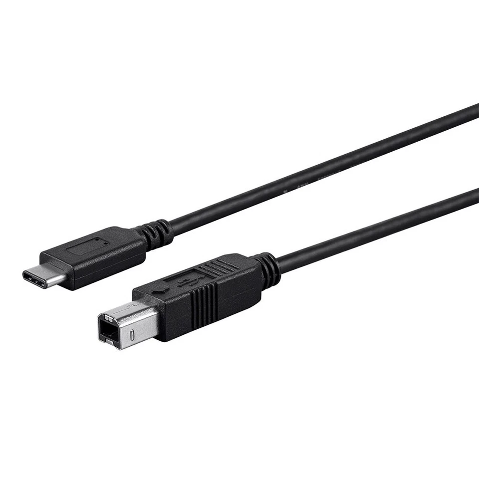 6.6FT USB-C Type C to Type B Printer Scanner Cable Cord 2.4A PC MacBook Pro - Image 2 of 4