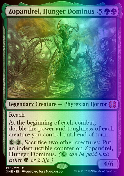 MTG Zopandrel, Hunger Dominus (195/530) Phyrexia All Will Be