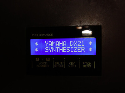 YAMAHA DX21 ディスプレイ換装済み YAMAHA DX21 ディスプレイ換装済み YAMAHA DX21 ディスプレイ換装済み