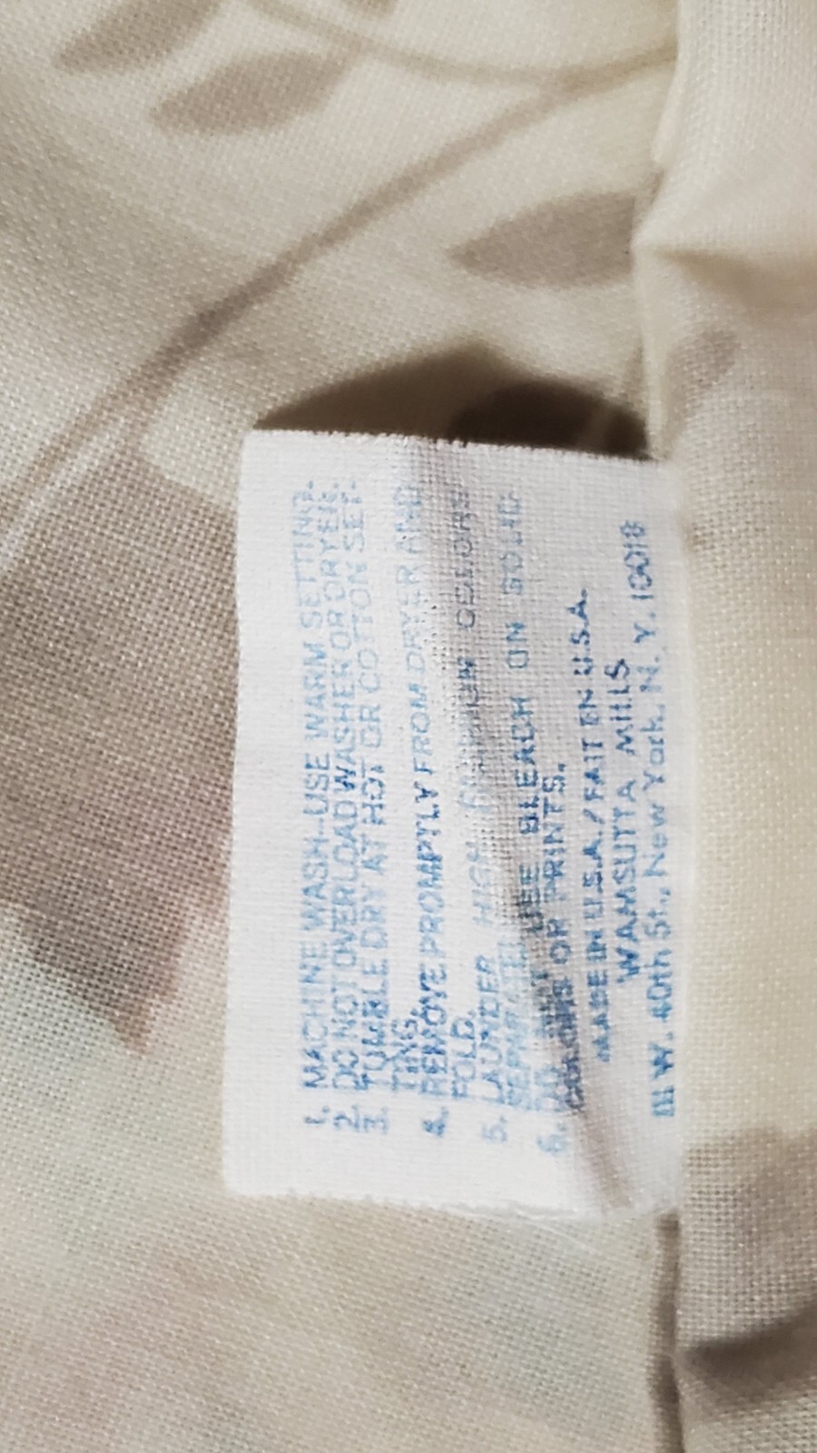 Vtg Wamsutta Superlin Double Flat Sheet And Pillowcase Butterfly Floral Ruffled