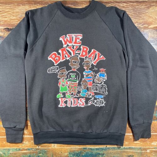 Bay Bay Kids Sweater XL Vintage 90s Rap T Hip Hop… - image 1