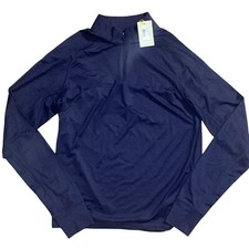 Peter Millar Crown Sport Mens Small Arctic Light Performance 1/4 Zip Pullover