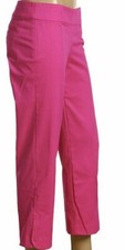 148 Lilly Pulitzer Kristen Azalea Pink Palm Beach Fit Stretch Capri Pants 2