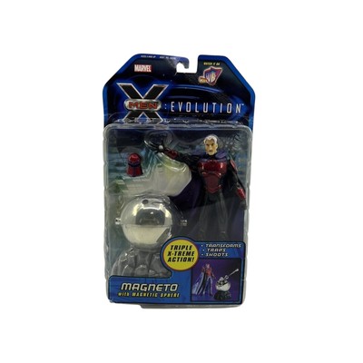 X-Men Evolution 2000 Magneto with Sphere Action Figure Marvel Toy Biz Rare