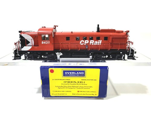 Overland OMI CP MLW RS-3 Canadian Pacific Rail #8431 HO latón #AA-1269-2 DCC | Zustand: New: Other (See Details)