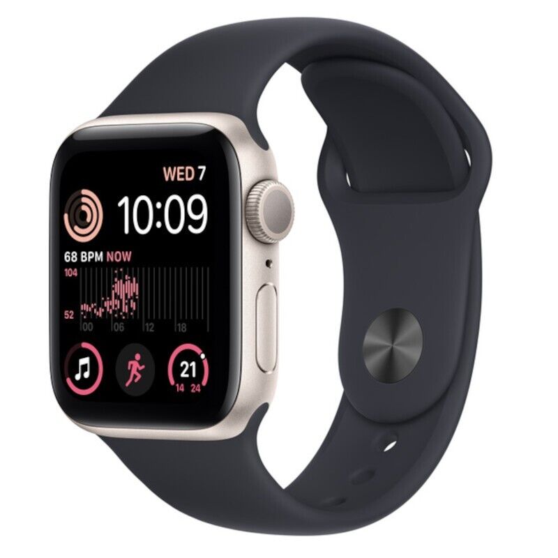 Apple Watch Series 8 41mm, GPS, Alumínio Starlight, Pulseira Esportiva  Starlight - Detona Shop