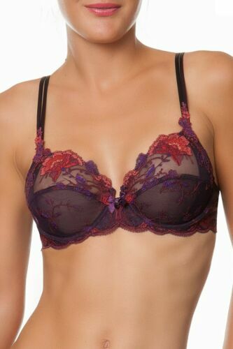 Soutien-gorge LISE CHARMEL Ispahan 85B - Coque Avec Armature, Couleur Sanguine, Neuf Avec étiquettes