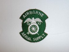 b1881 US Army 1950's-60's Airborne Aerial Supply Parachute patch R8D