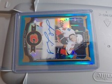 2015-16 O-Pee-Chee Platinum Josh Jooris Blue Rainbow Auto Autograph 