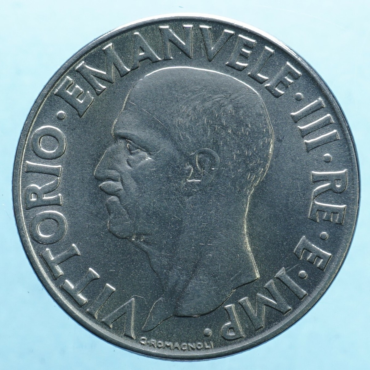 VITTORIO EMANUELE III LIRA 1939 XVIII IMPERO ANTIMAGNETICA MONETA NICHEL  COINS | eBay