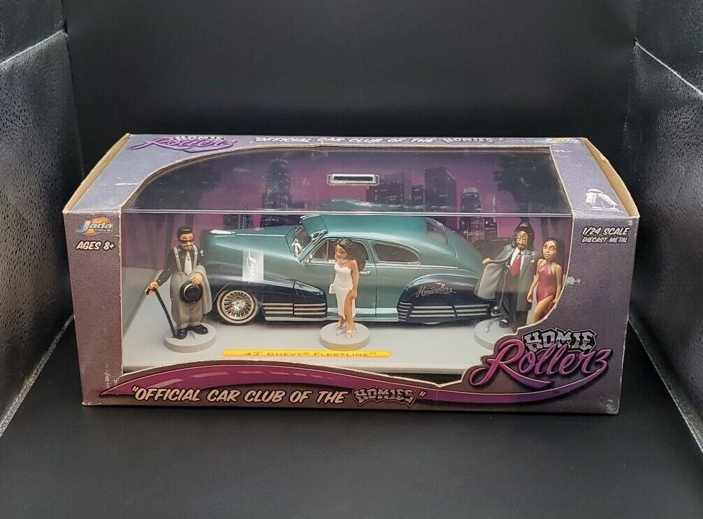 Homie Rollerz '47 Chevy Fleetline, 1:24 Scale, With 4 Homie Rollerz '47 Chevy Fleetline, 1:24 Scale, With 4