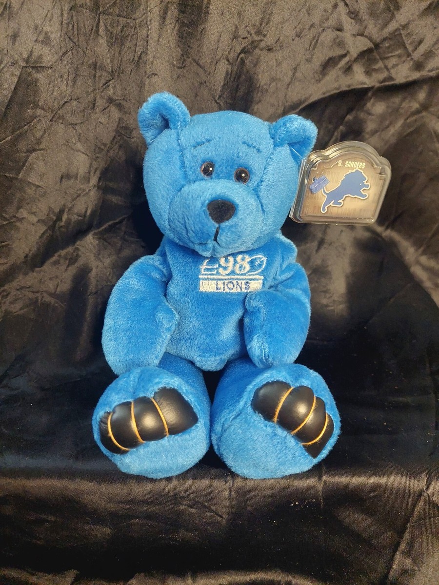 Barry Sanders #20 Football NFL Beanie Bear Limited Treasures