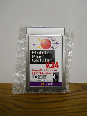 APEX Data Mobile Plus Cellular V.34 Data/Fax Modem 28.8/14.4kbps PC Card