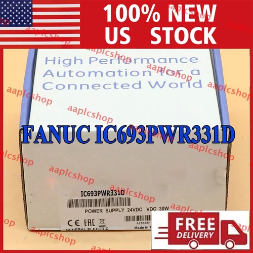 NEW In Box GE Fanuc IC693PWR331D Series 90-30 Power Supply 24VDC HI-CAP 30W