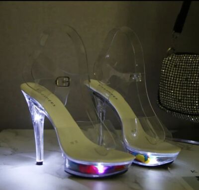 LED small 1'' platform 5'' stiletto