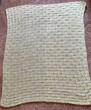 Handmade knit blanket - Very Good Condition, Crib, Throw, Cover