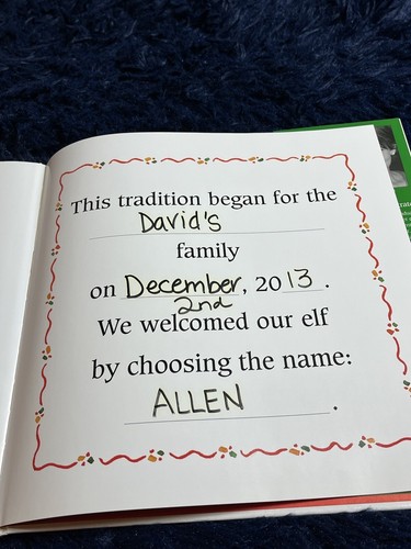Elf on the Shelf - Hardcover (Book ONLY) - Christmas Holiday Reading -Very Good - Picture 3 of 6