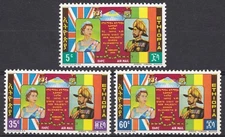 Ethiopia: 1965, C86 - C88, Visit of Queen Elizabeth II to Ethiopia, MNH