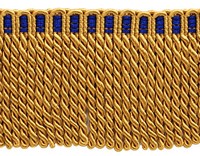 Bullion Fransenbesatz Mit Gestricktem Kopf, Farbe# C4T - Antikes Gold [5 Yards]