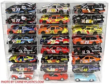 NASCAR Diecast Display Case, 24 Compartment 1/24 scale