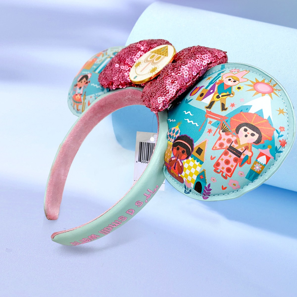 Disney Parks It’s a Small World Minnie Mouse Ears Bow Headband 2025 TDR -  main image 4