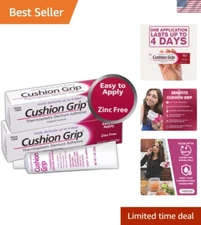 Comfortable Thermoplastic Denture Adhesive, 1 oz - No Mess, Lasts 4 Days