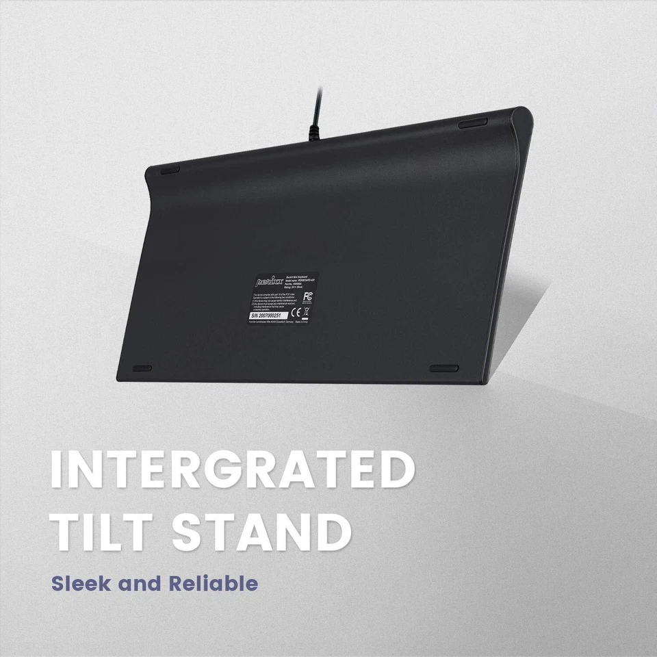 PERIBOARD-429 US Wired Mini Backlit Keyboard - Thin and Silent Scissor Keys -... - Image 4 of 4