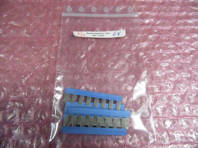 Lütze 762824, BK-7-2824, Isolierte Brückungskämme 8-polig blau, Neu QTY 6