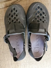 New Women's  Chaco Chillos Black  Slip On Adjustable Clogs Mules Shoes 7