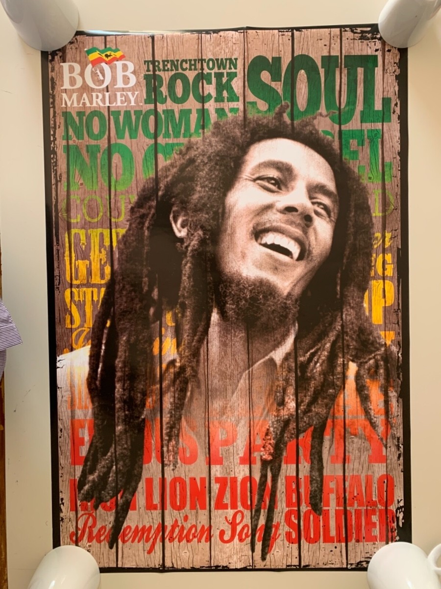 Bob Marley Vintage ポスター VINTAGE POSTER Bob Marley & The Wailers 