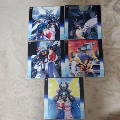 After War Gundam X Laserdisc Japanese Model Complete Box Vol. 1