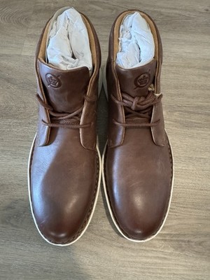 Born Brown Leather Chukka Boots Lace Up Lightweight Comfort 