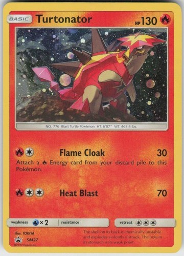 Holo Turtonator - SM27 Promo Sun & Moon Promo Near Mint